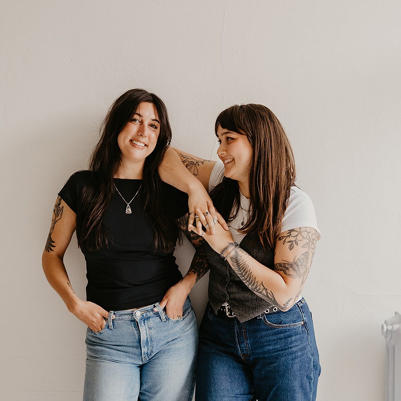 Stylist Alena discusses her next steps with a salon client